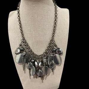 N139 Premier Designs On The Fringe Necklace multichain beads adjustable